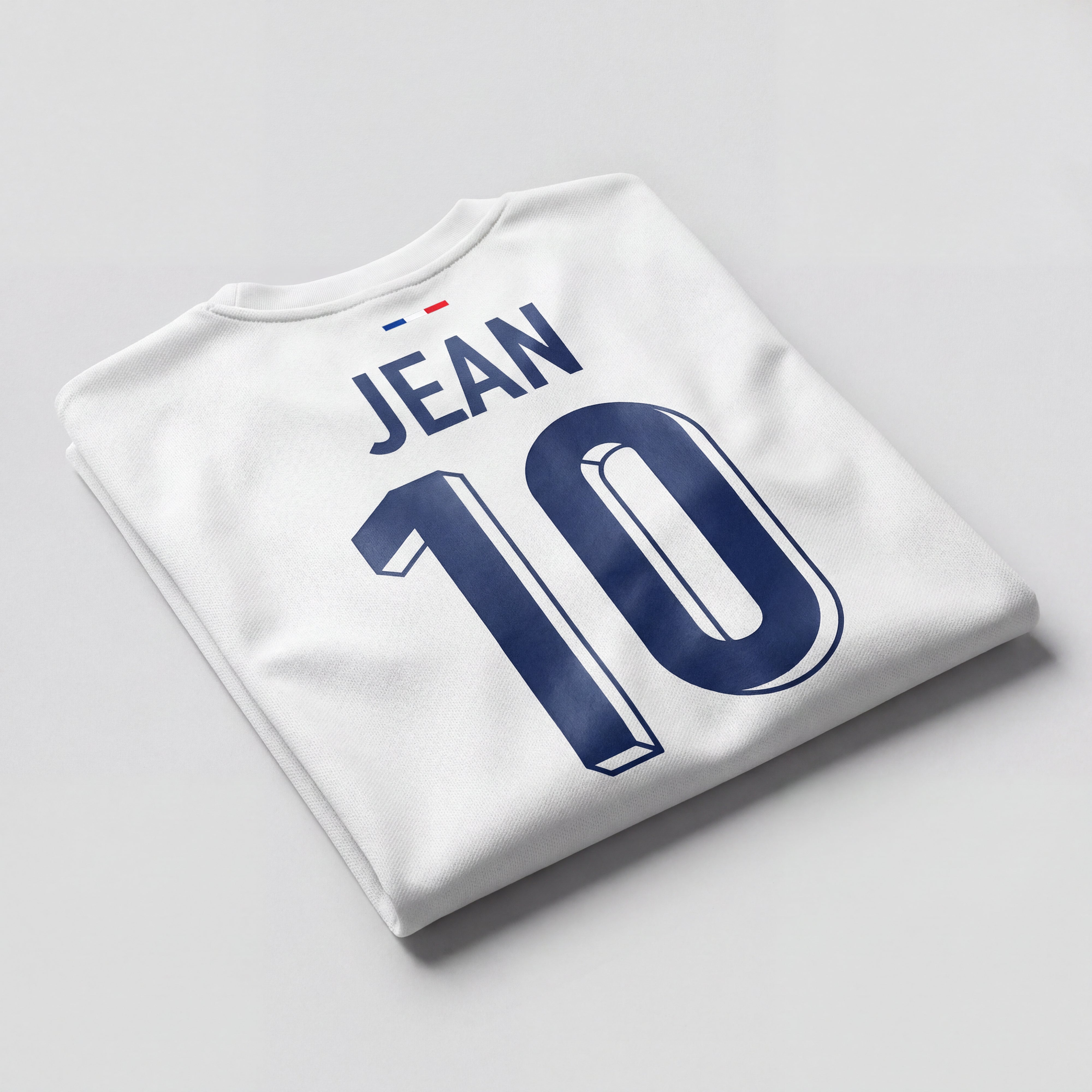 Maillot de football homme personnalisé blanc