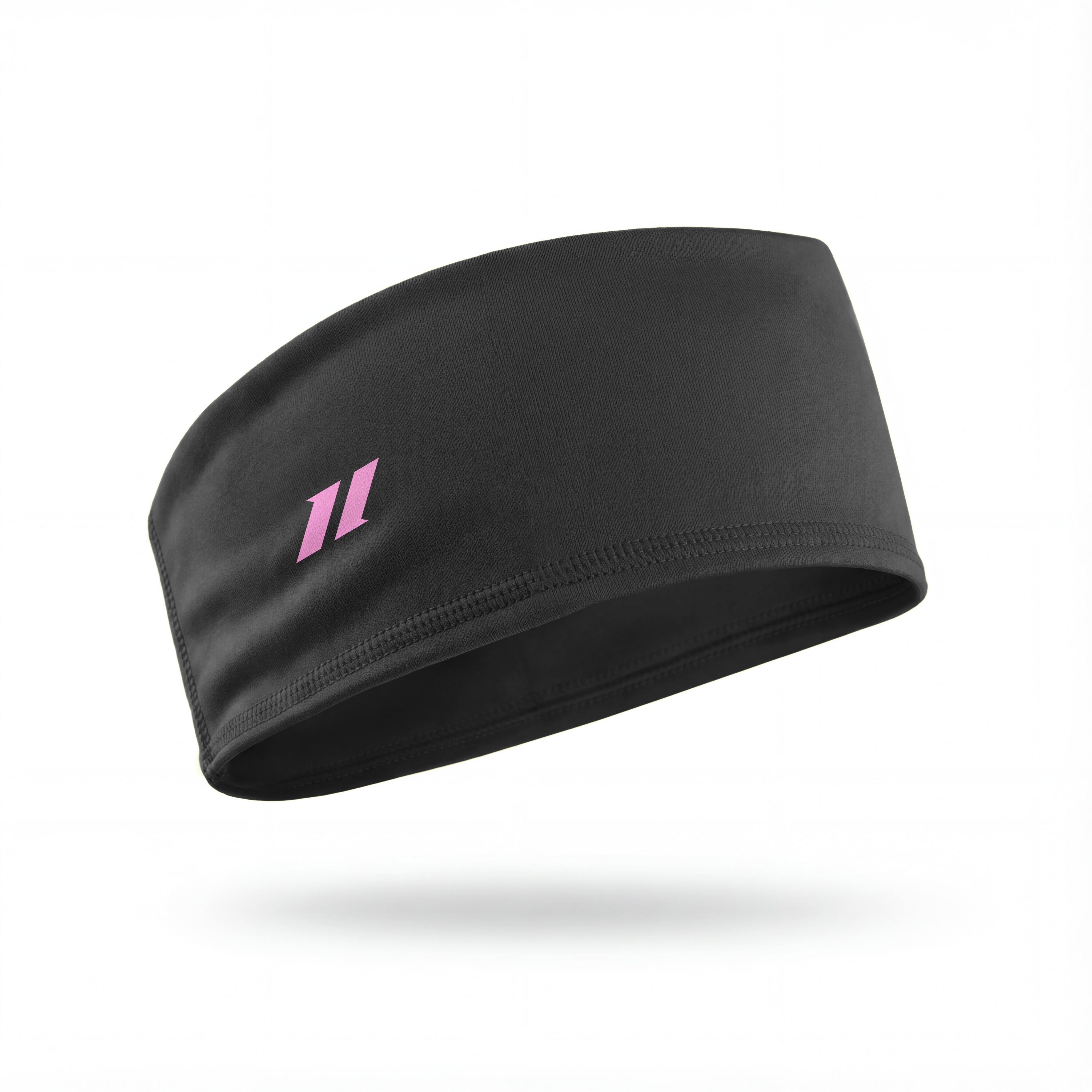 Bandeau de sport noir et rose pour femme