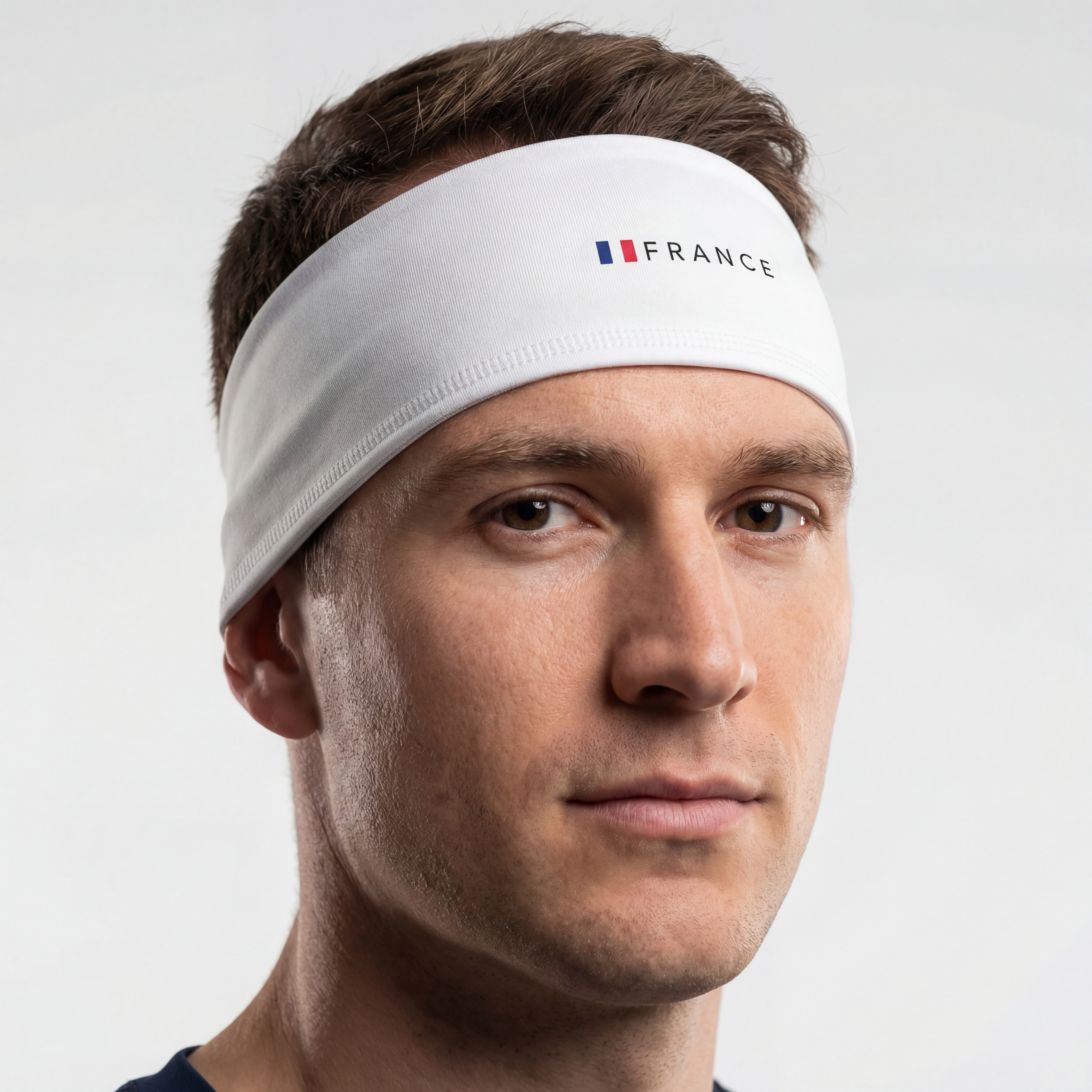 Bandeau de sport blanc France pour homme