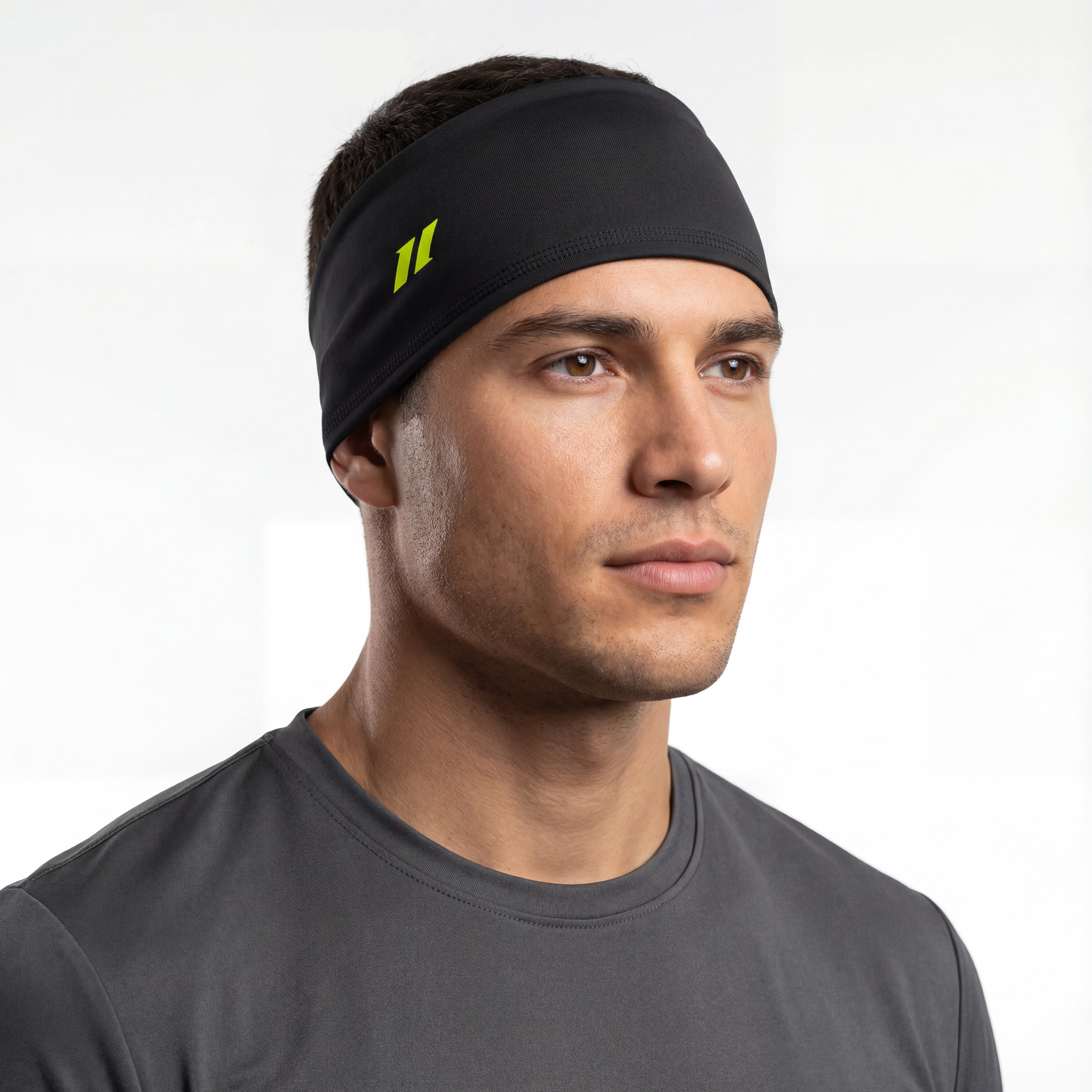 Bandeau de sport noir pour homme