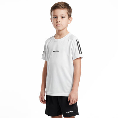 Maillot de sport enfant blanc technique