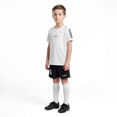 Tenue de football enfant blanche avec prénom et numéro