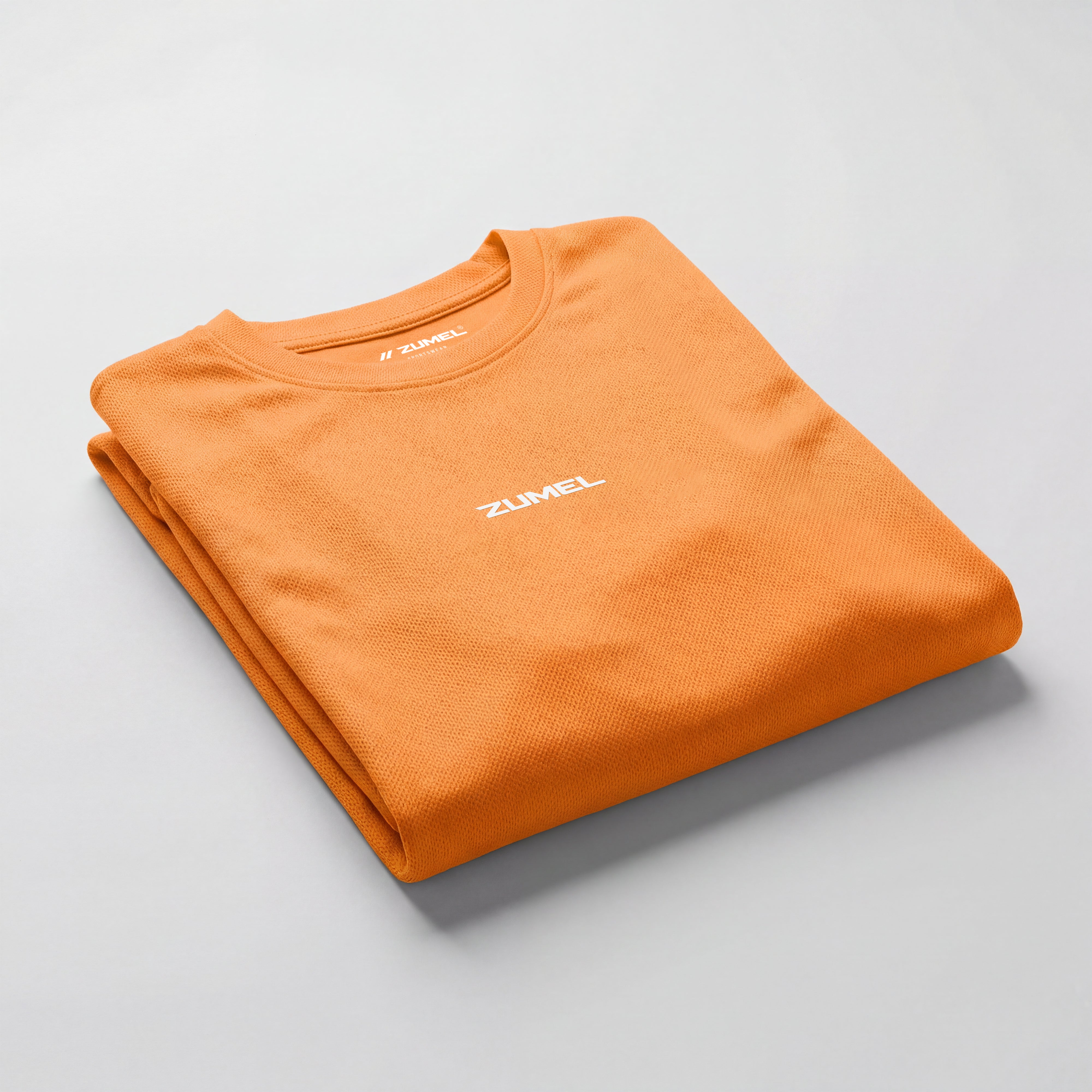 Maillot de sport homme orange fluo pour vélo