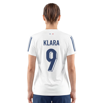 Maillot de football femme personnalisé avec prénom et numéro
