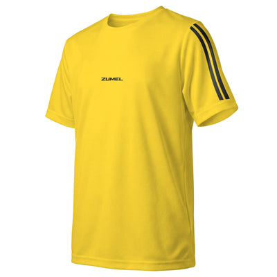 Maillot de sport enfant jaune en polyester