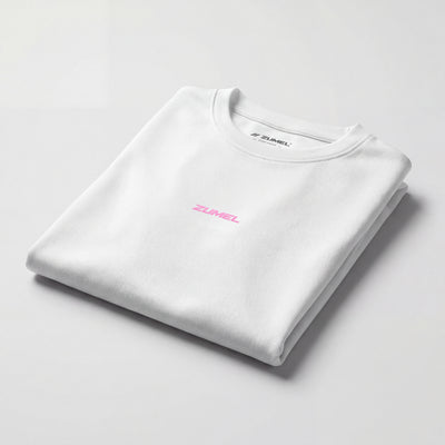 Maillot de football fille blanc personnalisé avec prénom et numéro rose