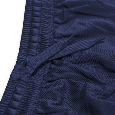 Short de football enfant bleu marine personnalisé avec numéro