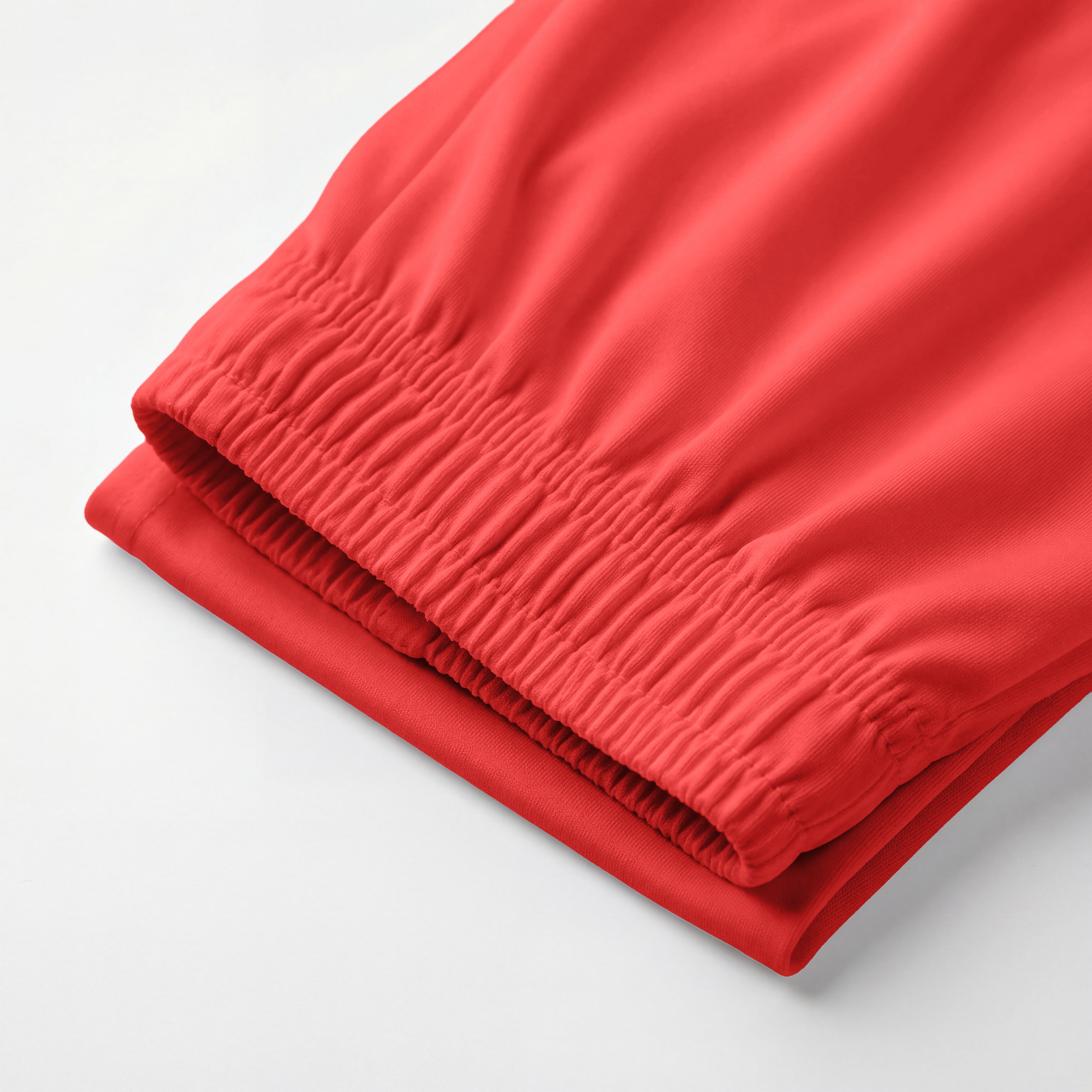 Short de football enfant rouge personnalisé avec numéro