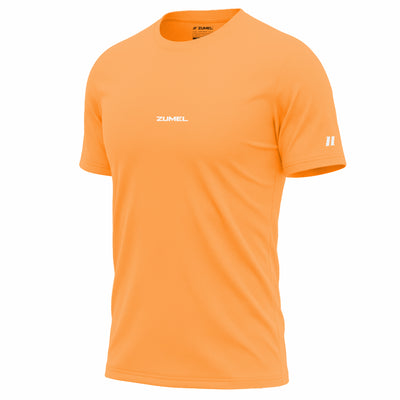 Maillot de sport homme orange fluo pour vélo