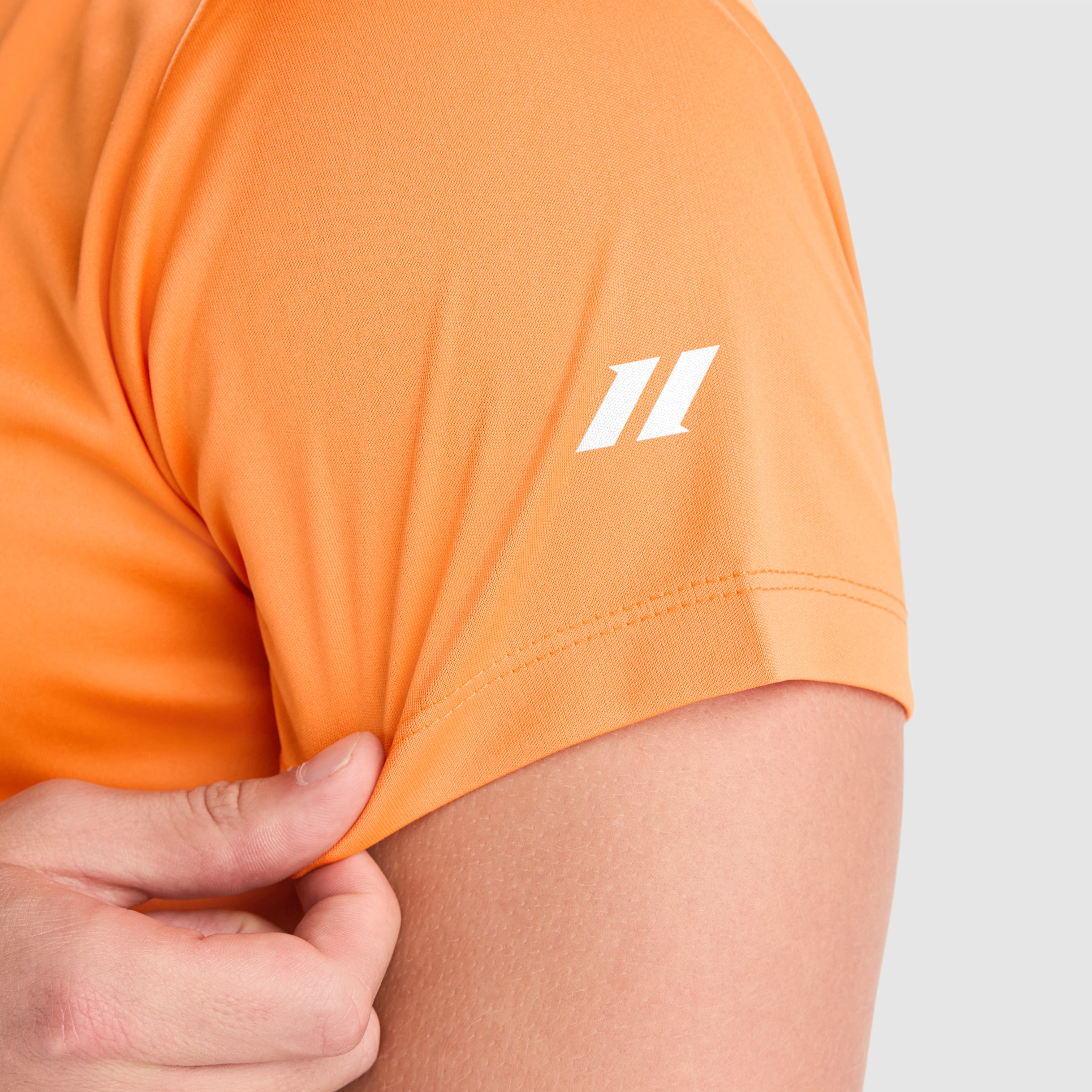 Maillot de sport homme orange fluo pour vélo