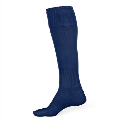 Chaussettes de football enfant bleu marine pour entraînement et match