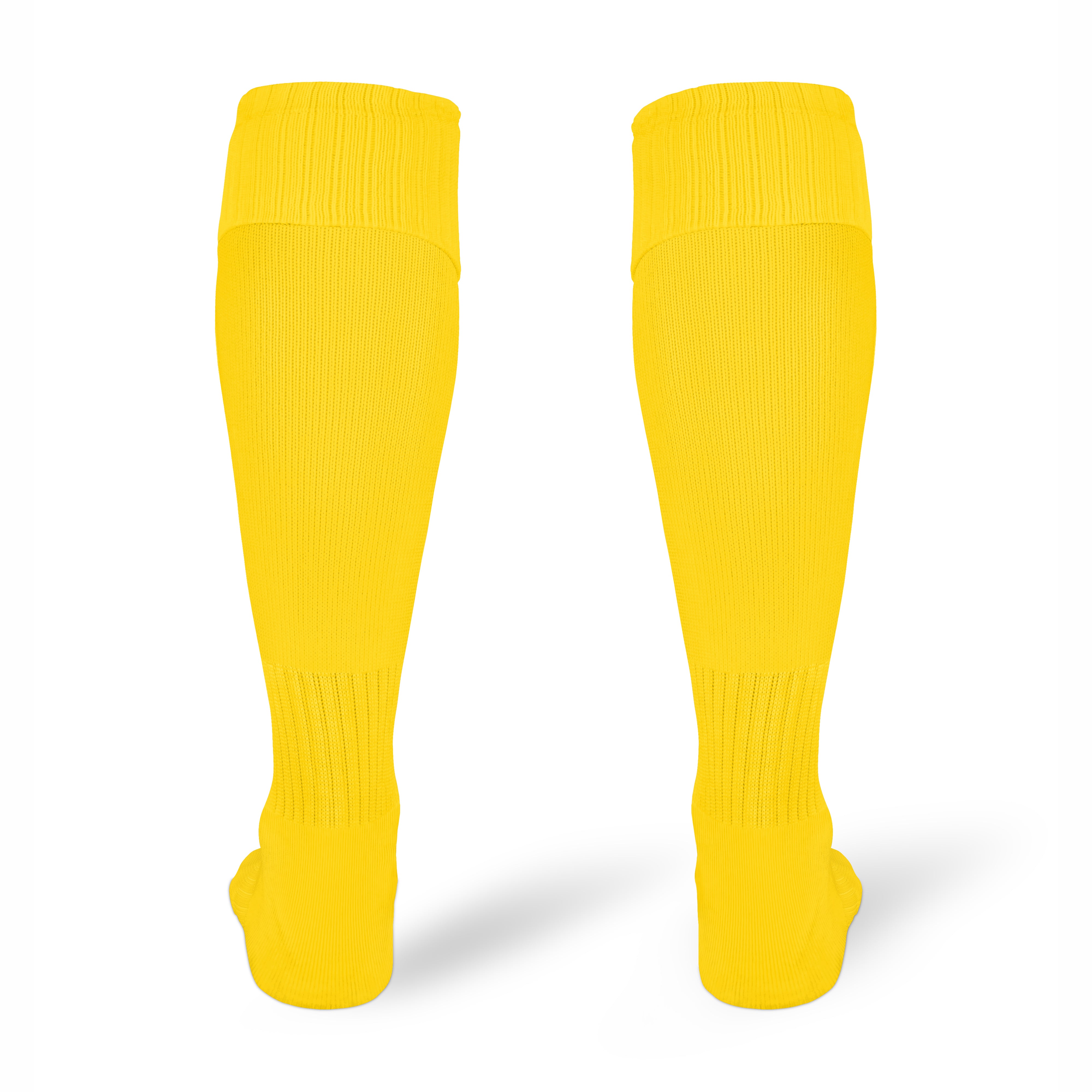 Chaussettes de football enfant jaunes pour entraînement et match