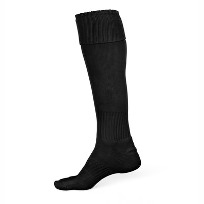 Chaussettes de football enfant noires pour entraînement et match