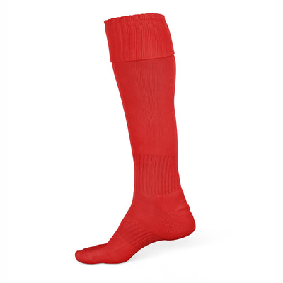 Chaussettes de football enfant rouges pour entraînement et match